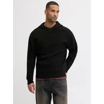 JACK & JONES JJESOHO OLLIE KNIT HOOD Schwarz XXL
