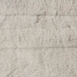 Beliani LABYAR Kuscheldecke 180 x 220 cm Beige