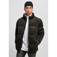 URBAN CLASSICS Boxy Corduroy Puffer Jacket Jacken, Black,