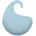 Koziol recycled Badezimmerablage hellblau