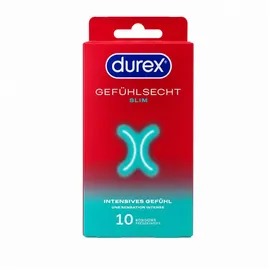 DUREX Gefühlsecht Slim Fit 10 St.