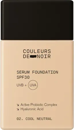 Couleurs De Noir Serum Make-up SPF30 02 Cool Neutral 30ml