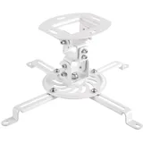 Logilink BP0057 Beamer-Deckenhalterung Deckenhalter, Höhenverstellbar, Neigbar, Schwenkbar Boden-/Deckenabstand (max.): 150 mm Weiß