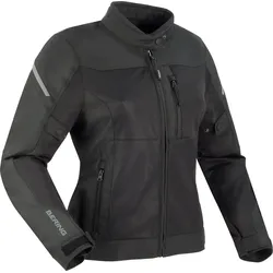 Bering Ozone Damen Motorrad Textiljacke, schwarz, Größe 46