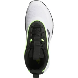 adidas Own The Game 3 Mid-Top Basketballschuhe Herren JS2173 - cloud white/core black/lucid lemon 46 2/3