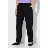 Ulla Popken Funktionshose Slimfit Schwarz 66/68