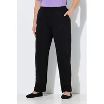 Ulla Popken Funktionshose Slimfit Schwarz 66/68