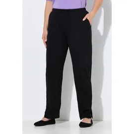 Ulla Popken Funktionshose Slimfit Schwarz 66/68