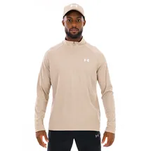 Under Armour Tech Textured 1/2-Zip Trainingsshirt Herren 299 city khaki/khaki base/white M