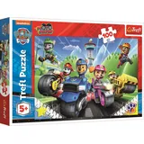 Trefl 16430 100 Teile Puzzle Paw Patrol Fahrzeuge