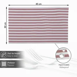 Renberg - Tischset 30x45 cm aus Polyester-Polyester