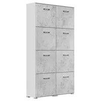 Magnolia home Schuhschrank Emotion 8 Klappen 32 Paar 105x187