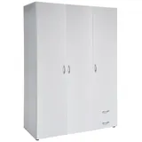 Pol-Power Kleiderschrank Base 3-türig weiß
