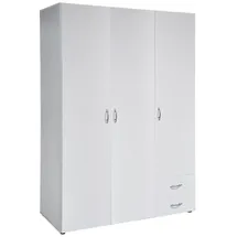 Pol-Power Kleiderschrank Base 3-türig weiß