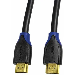 Logilink HDMI Anschlusskabel HDMI-A Stecker, HDMI-A Stecker 10.00 m Schwarz CH0066 4K UHD, Audio Return Channel, vergoldete
