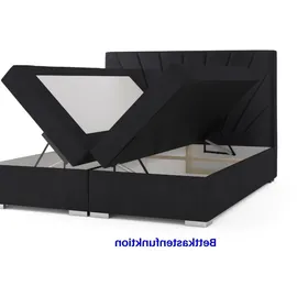 m-punkt Manila 180 x 200 cm H3 Grau/Schwarz