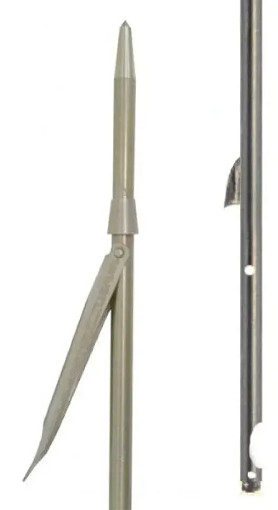 Spetton Tq Shark Fins 7 Mm Speerschaft - Silver - 115 cm