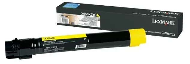 Lexmark Hohe Ergiebigkeit Gelb Original Tonerpatrone 22000 Seiten