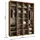abiks möbel Drehtürenschrank COMO 190 x 245,5 x 50 cm Gold