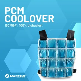 INUTEQ Biobased PCM Coolover 15°C kühlende Weste Blau Herren