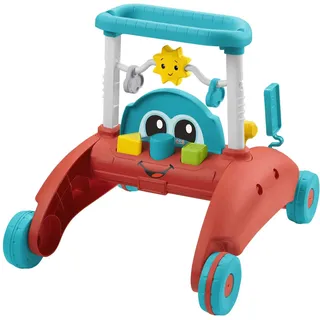 Fisher-Price 2-Seiten Auto-Lauflernwagen, mitwachsendes interaktives Spiel-Center mit über 50 Liedern,Deutsche Edition, Babyspielzeug für Kinder ab 6 Monaten, HJP50