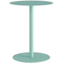 [en.casa] Beistelltisch, Nastätten 50x40 cm Mintgrün Metall, rund 40x50x40 Wohnzimmer, Wohnzimmertische, Beistelltische