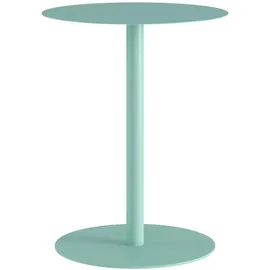 [en.casa] Beistelltisch, Nastätten 50x40 cm Mintgrün Metall, rund 40x50x40 Wohnzimmer, Wohnzimmertische, Beistelltische