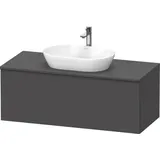 Duravit Waschtischunterschrank wandhängend „D-Neo“ 120 × 45,9 × 55 cm in Graphit Matt