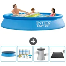 Intex Easy Set Schwimmbecken rund – 305x61 cm – Zubehör CB4 Blau No Size