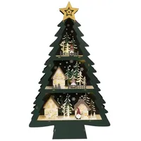 Konstsmide 3297-950 Holz-Figur LED Grün