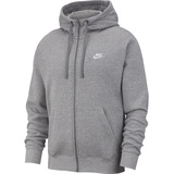 Nike Sportswear Club Fleece Herren-Hoodie Dark Grey Heather/Matte Silver/White XL