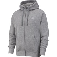 Nike Sportswear Club Fleece Herren-Hoodie Dark Grey Heather/Matte Silver/White XL