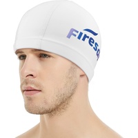 Firesara Upgrate Fabric Swim Cap Fit für Lange Kurze Haare, komfortable hohe Elastizität Schwimmen Hut leichte Badekappe für Frauen Männer Kinder