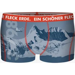 Ein schöner Fleck Erde Boxershorts DU Bist Grossglockner hellblau XL