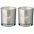 Edzard Windlicht Hirsch Glas Grau