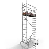 Altec Gerüst Rollfix 500, Arbeitshöhe 5m, Standardtraverse mit Ø 125mm Rollen