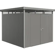 Biohort HighLine H4 2,75 x 2,75 m quarzgrau-metallic Doppeltür
