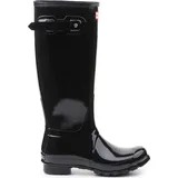 Hunter Original Tall Gloss Boot wasserdicht schwarz