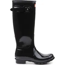 Hunter Original Tall Gloss Boot wasserdicht schwarz