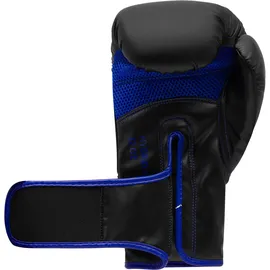 adidas Unisex – Erwachsene Hybrid 80 Boxhandschuhe, Schwarz/Blau, 10 oz EU