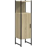 vidaXL Badschrank Sonoma-Eiche 33x33x120,5 cm Holzwerkstoff