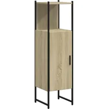 vidaXL Badschrank Sonoma-Eiche 33x33x120,5 cm Holzwerkstoff
