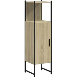 vidaXL Badschrank Sonoma-Eiche 33x33x120,5 cm Holzwerkstoff