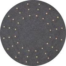 Star Trading LED-Baumteppich Ø 80 cm grau