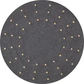 Star Trading LED-Baumteppich Ø 80 cm grau