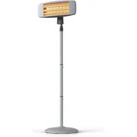 Brandson Infrarot Heizstrahler 1,8 kW grau