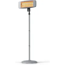 Brandson Infrarot Heizstrahler 1,8 kW grau