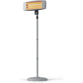Brandson Infrarot Heizstrahler 1,8 kW grau