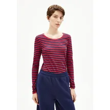 ARMEDANGELS EINIAARA GESTREIFTES LANGARMSHIRT | 100% Bio-Baumwolle - mehrfarbig Xs