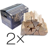 Kaminholz KaminHexen 2 x 12,5 kg Double Feature Buche, Stammholz aus Deutschland PEFC